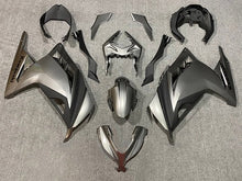 Kawasaki Ninja 300 Fairings (2013-2024) Silver, Matte Black from KingsMotorcycleFairings.com