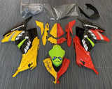 Kawasaki Ninja 300 Fairings (2013-2024) Yellow, Red, Shark at KingsMotorcycleFairings.com