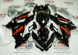 Kawasaki Ninja 400 Fairing Kit (2018-2023) Black Gloss, Red at KingsMotorcycleFairings.com