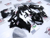 Kawasaki Ninja 400 Fairing Kit (2018-2023) Black Gloss, White at KingsMotorcycleFairings.com