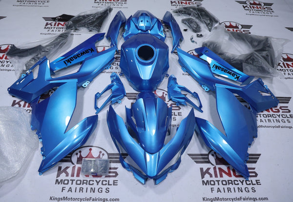 Kawasaki Ninja 400 Fairing Kit (2018-2023) Blue Metallic at KingsMotorcycleFairings.com
