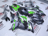 Kawasaki Ninja 400 Fairing Kit (2018-2023) Gray, Green, Black at KingsMotorcycleFairings.com