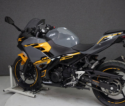 Kawasaki Ninja 400 Fairing kit (2018-2023) Nardo Gray, Yellow, Black at KingsMotorcycleFairings.com