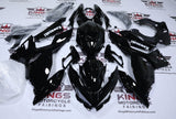 Kawasaki Ninja 400 Fairings (2018-2023) All Black at KingsMotorcycleFairings.com