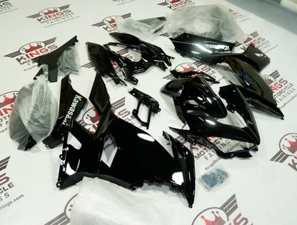 Kawasaki Ninja 400 Fairings (2018-2023) Black Gloss at KingsMotorcycleFairings.com