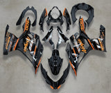 Kawasaki Ninja 400 Fairings (2018-2023) Black, Orange, Gray at KingsMotorcycleFairings.com