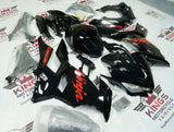 Kawasaki Ninja 400 Fairings (2018-2023) Black, Red by KingsMotorcycleFairings.com