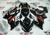 Kawasaki Ninja 400 Fairings (2018-2023) Black, Red at KingsMotorcycleFairings.com