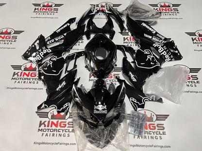 Kawasaki Ninja 400 Fairings (2018-2023) Black, White RedBull from KingsMotorcycleFairings.com
