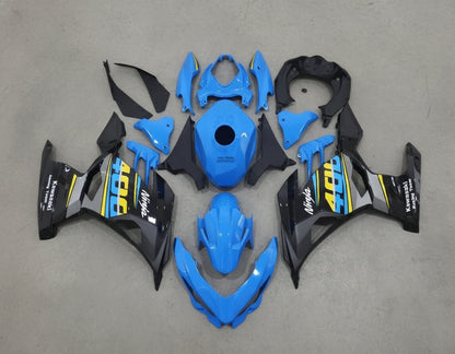 Kawasaki Ninja 400 Fairing kit (2018-2023) Blue, Black, Yellow, Gray at KingsMotorcycleFairings.com