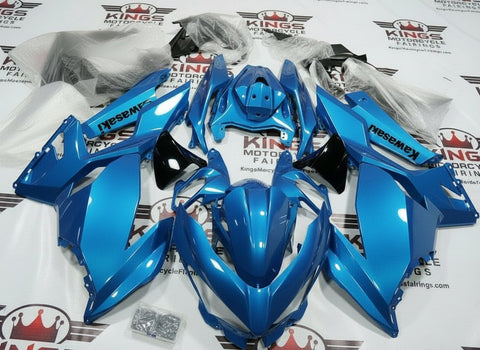 Kawasaki Ninja 400 Fairings (2018-2023) Blue at KingsMotorcycleFairings.com