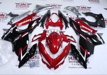 Kawasaki Ninja 400 Fairings (2018-2023) Candy Red, Black, White at KingsMotorcycleFairings.com