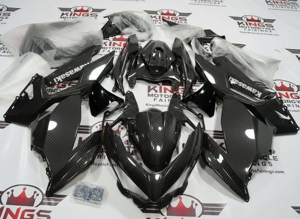 Kawasaki Ninja 400 Fairings (2018-2023) Carbon Fiber Style at KingsMotorcycleFairings.com
