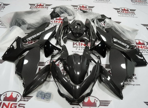 Kawasaki Ninja 400 Fairings (2018-2023) Carbon Fiber Style at KingsMotorcycleFairings.com