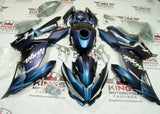 Kawasaki Ninja 400 Fairings (2018-2023) Chameleon Matte Dark Blue, Purple at KingsMotorcycleFairings.com