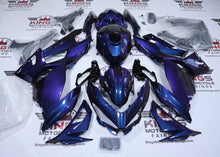 Kawasaki Ninja 400 Fairings (2018-2023) Dark Blue, Purple Chameleon at KingsMotorcycleFairings.com