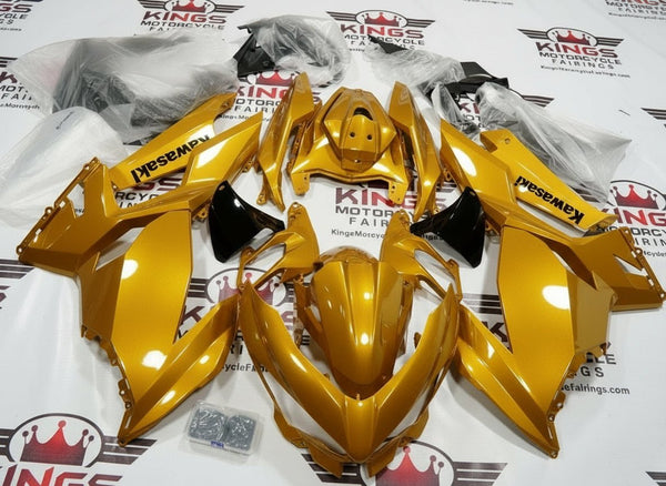 Kawasaki Ninja 400 Fairings (2018-2023) Gold at KingsMotorcycleFairings.com