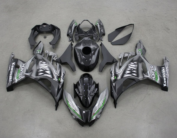 Kawasaki Ninja 400 Fairings (2018-2023) Gray Shark at KingsMotorcycleFairings.com