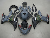 Kawasaki Ninja 400 Fairings (2018-2023) Gray, Black, Green, Gold at KingsMotorcycleFairings.com