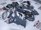 Kawasaki Ninja 400 Fairings (2018-2023) Gray, Faux Carbon Fiber from KingsMotorcycleFairings.com