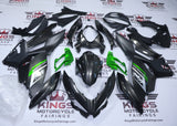 Kawasaki Ninja 400 Fairings (2018-2023) Gray, Green, Silver at KingsMotorcycleFairings.com