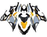 Kawasaki Ninja 400 Fairings (2018-2023) Gray, Yellow, Black at KingsMotorcycleFairings.com