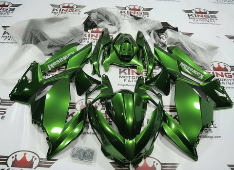 Kawasaki Ninja 400 Fairings (2018-2023) Green Metallic at KingsMotorcycleFairings.com