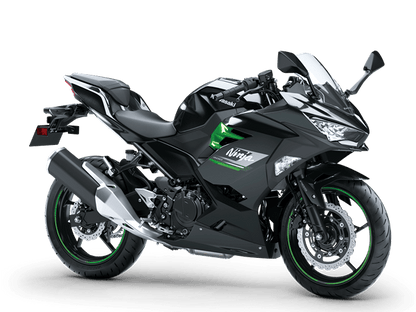 Kawasaki Ninja 400 Fairings (2018-2023) Matte Black, Green at KingsMotorcycleFairings.com