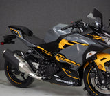 Kawasaki Ninja 400 Fairings (2018-2023) Nardo Gray, Yellow, Black from KingsMotorcycleFairings.com