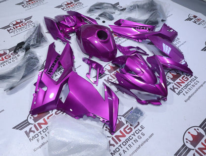 Kawasaki Ninja 400 Fairings (2018-2023) Pink Magenta at KingsMotorcycleFairings.com