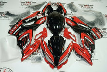 Kawasaki Ninja 400 Fairings (2018-2023) Red, Black, White Shark at KingsMotorcycleFairings.com