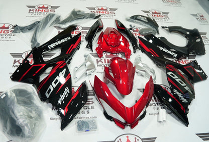 Kawasaki Ninja 400 Fairings (2018-2023) Red, Black, White, Silver at KingsMotorcycleFairings.com