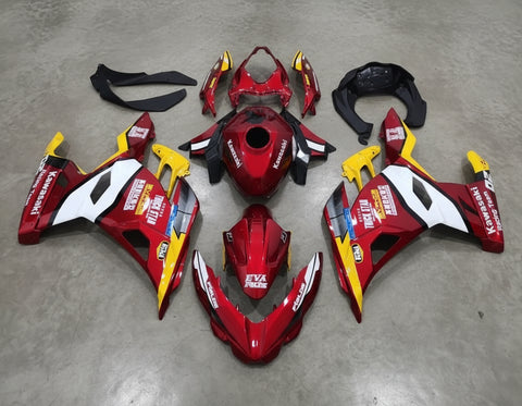 Kawasaki Ninja 400 Fairing set (2018-2023) Red, Yellow, Eva at KingsMotorcycleFairings.com