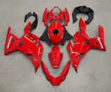 Red Kawasaki Ninja 400 Fairings (2018-2023) at KingsMotorcycleFairings.com