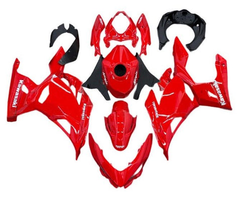 Kawasaki Ninja 400 Fairings (2018-2023) Red at KingsMotorcycleFairings.com
