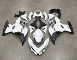 Kawasaki Ninja 400 Fairings (2018-2023) White Gloss, Black Gloss at KingsMotorcycleFairings.com
