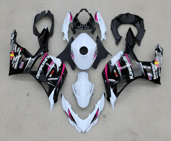 Kawasaki Ninja 400 Fairings (2018-2023) White, Black, Pink at KingsMotorcycleFairings.com