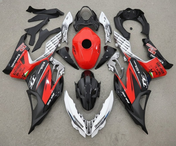 Kawasaki Ninja 400 Fairings (2018-2023) White, Black, Red, Gray at KingsMotorcycleFairings.com