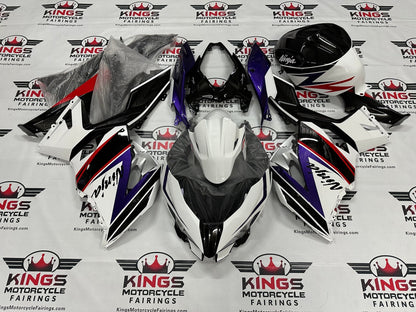 Kawasaki Ninja 400 Fairings (2018-2023) White, Black, Red, Purple at KingsMotorcycleFairings.com