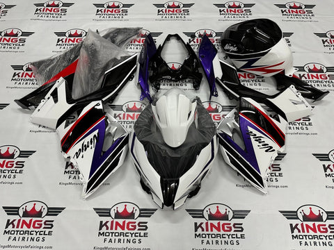 Kawasaki Ninja 400 Fairings (2018-2023) White, Black, Red, Purple at KingsMotorcycleFairings.com