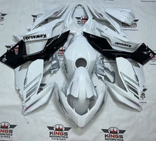 Kawasaki Ninja 400 Fairings (2018-2023) White, Black, Silver at KingsMotorcycleFairings.com