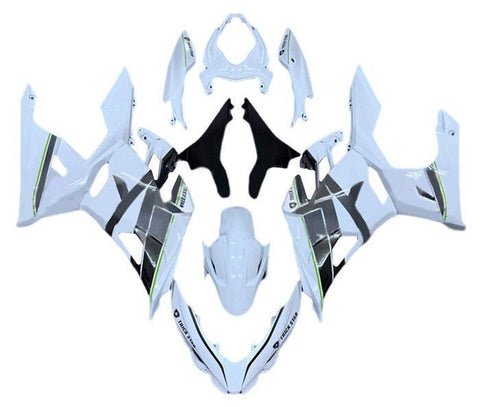 Kawasaki Ninja 400 Fairings (2018-2023) White, Gray, Black, Green at KingsMotorcycleFairings.com