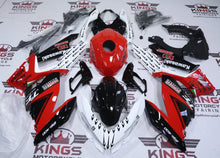 Kawasaki Ninja 400 Fairings (2018-2023) White, Red, Black Arrows at KingsMotorcycleFairings.com