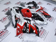 Kawasaki Ninja 400 Fairings (2018-2023) White, Red, Black Arrows from KingsMotorcycleFairings.com