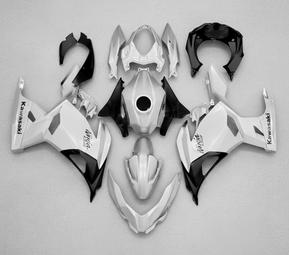 Kawasaki Ninja 400 Fairing set (2018-2023) White at KingsMotorcycleFairings.com
