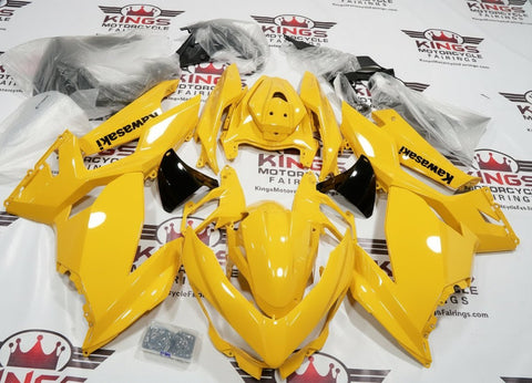 Kawasaki Ninja 400 Fairings (2018-2023) Yellow at KingsMotorcycleFairings.com