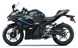 Kawasaki Ninja 500 Fairing Kit (2024-2025) Black, Blue at KingsMotorcycleFairings.com