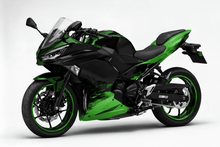 Kawasaki Ninja 500 Fairing Kit (2024-2025) Matte Green, Matte Black Splash at KingsMotorcycleFairings.com