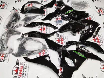 Kawasaki Ninja 500 Fairing Set (2024-2025) Black Gloss by KingsMotorcycleFairings.com