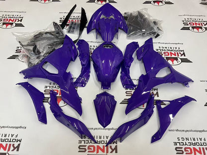 Kawasaki Ninja 500 Fairings (2024-2025) All Purple from KingsMotorcycleFairings.com